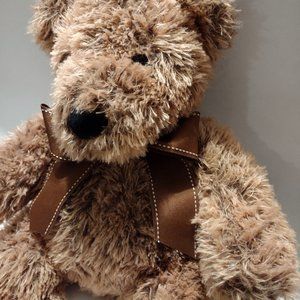 FAO Schwarz Brown Teddy Bear Plush Stuffed Animal Toy 18" Toys R US 2013